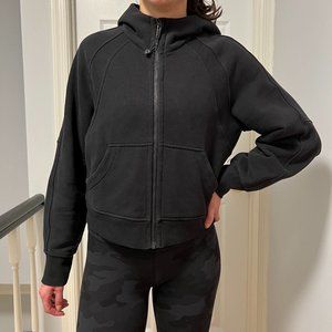 Lululemon Scuba Oversized Full-Zip Hoodie Black XS/S